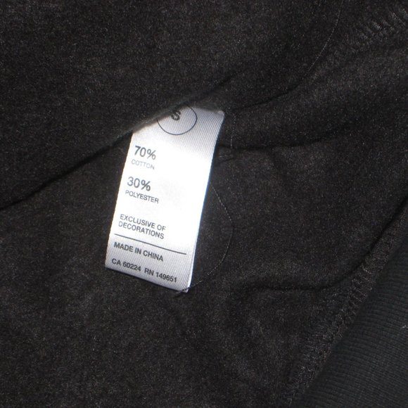 CAT Hooded Sweatshirt Pullover Black Men's Embroidered Logo S3 Cord System Sz S - Picture 5 of 7